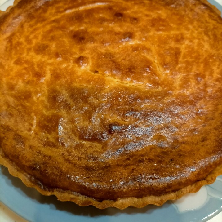 ハンドミキサーなしで混ぜるだけベイクドチーズケーキ